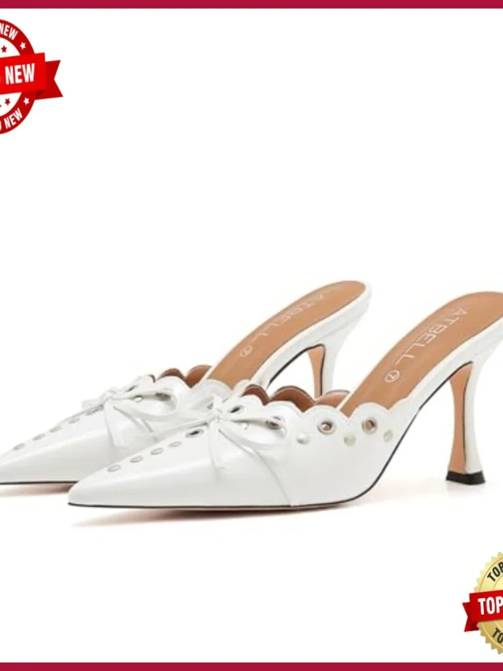 Kitten Heel Mules Pointed Toe Suede Stiletto Slides Bow Heeled Sandals Wedding